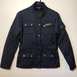 Barbour International Polarquilt Jacket navy blue